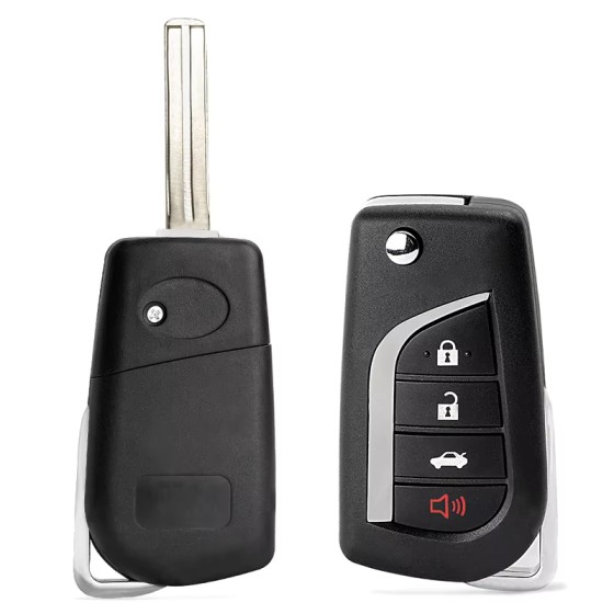 2018-2022 Toyota Camry / 4-Button Flip Key / PN: 89070-06790 / HYQ12BFB (H Chip) (AFTERMARKET)